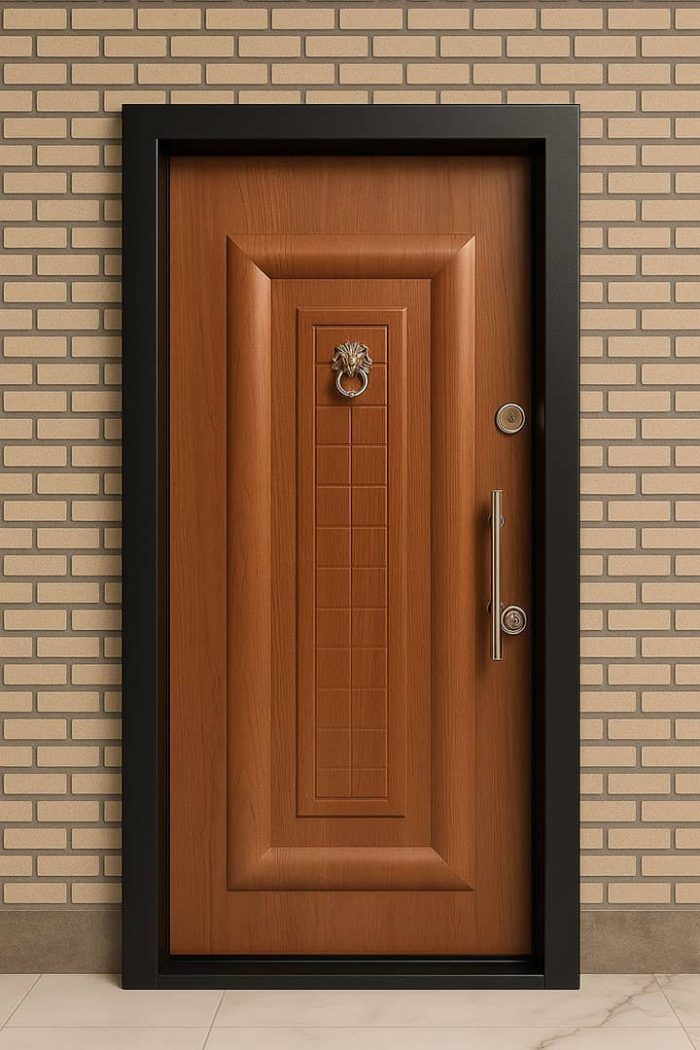 درب ضد سرقت مدل ونوس (تک قاب برجسته)