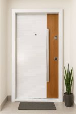 White Oak Model MDF Security Door