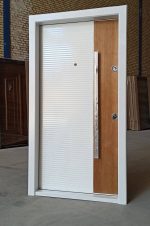 White Oak Model MDF Security Door