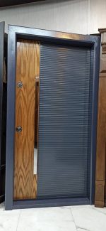 Gray Oak Model MDF Security Door