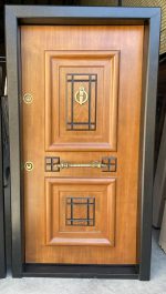 Abnos Model Beech Wood Security Door