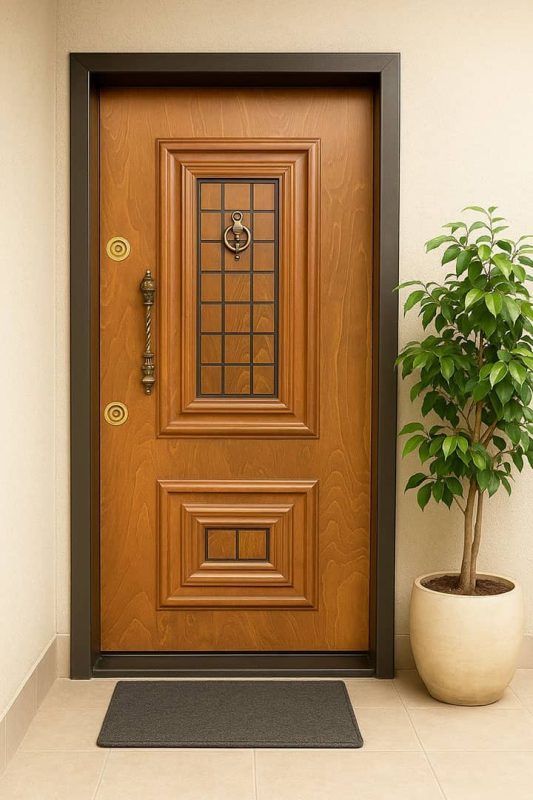 Zeus Model Beech Security Door