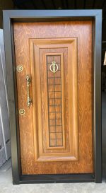 Venus Model Beech Security Door